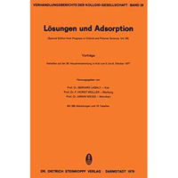 L?sungen und Adsorption [Paperback]