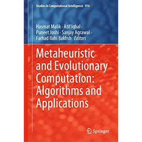 Metaheuristic and Evolutionary Computation: Algorithms and Applications [Hardcover]