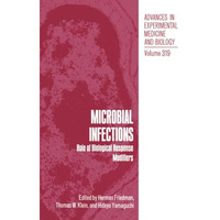 Microbial Infections: Role of Biological Response Modifiers [Paperback]