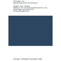 Modelle der Wissensrepr?sentation als Grundlage qualitativer Wissensdiagnostik [Paperback]