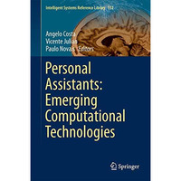 Personal Assistants: Emerging Computational Technologies [Hardcover]