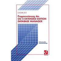 Programmierung des OS/2 Extended Edition Database Manager [Paperback]