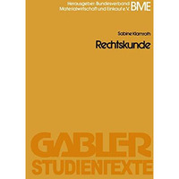 Rechtskunde [Paperback]