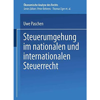 Steuerumgehung im nationalen und internationalen Steuerrecht [Paperback]