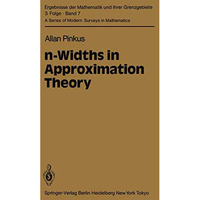 n-Widths in Approximation Theory [Paperback]