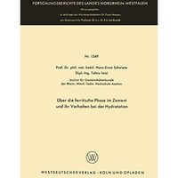 ?ber die ferritische Phase im Zement und ihr Verhalten bei der Hydratation [Paperback]