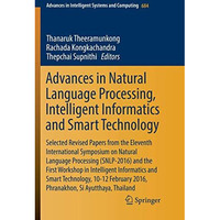 Advances in Natural Language Processing, Intelligent Informatics and Smart Techn [Paperback]