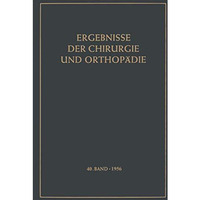 Ergebnisse der Chirurgie und Orthop?die [Paperback]