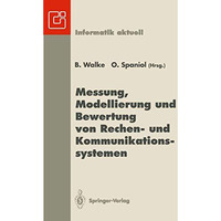 Messung, Modellierung und Bewertung von Rechen- und Kommunikationssystemen: 7. I [Paperback]