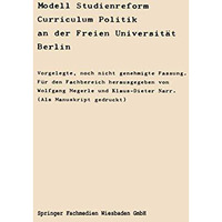 Modell Studienreform: Curriculum Politische Wissenschaft an der Freien Universit [Paperback]