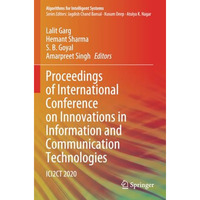 Proceedings of International Conference on Innovations in Information and Commun [Paperback]