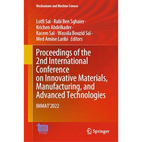 Proceedings of the 2nd International Conference on Innovative Materials, Manufac [Hardcover]