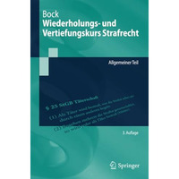 Wiederholungs- und Vertiefungskurs Strafrecht: Allgemeiner Teil [Paperback]