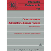 ?sterreichische Artificial Intelligence-Tagung: Wien, 24.27. September 1985 [Paperback]