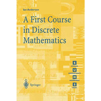 A First Course in Discrete Mathematics [Paperback]