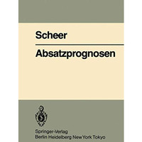 Absatzprognosen [Paperback]