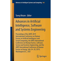 Advances in Artificial Intelligence, Software and Systems Engineering: Proceedin [Paperback]