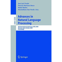 Advances in Natural Language Processing: 4th International Conference, EsTAL 200 [Paperback]