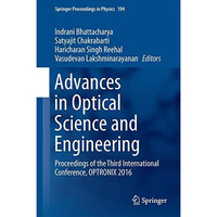 Advances in Optical Science and Engineering: Proceedings of the Third Internatio [Hardcover]