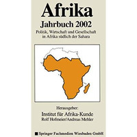 Afrika Jahrbuch 2002: Politik, Wirtschaft und Gesellschaft in Afrika s?dlich der [Paperback]