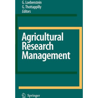 Agricultural Research Management [Paperback]