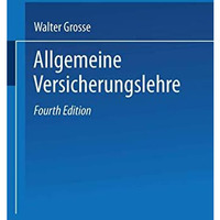 Allgemeine Versicherungslehre [Paperback]