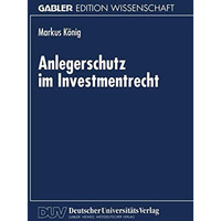 Anlegerschutz im Investmentrecht [Paperback]