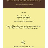 Aufbau und Eigenschaften des Kanalisationssteinzeugrohres  Einflu? der Rohstoff [Paperback]