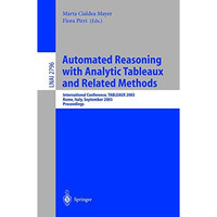 Automated Reasoning with Analytic Tableaux and Related Methods: International Co [Paperback]