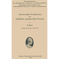 Automorphe Funktionen und indefinite quadratische Formen [Paperback]