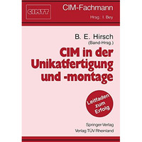 CIM in der Unikatfertigung und -montage [Paperback]