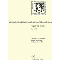 Chinas Traditionen im Umbruch der Zeit: Gemeinsame Sitzung der Klasse f?r Geiste [Paperback]