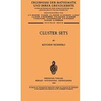 Cluster Sets [Paperback]