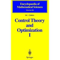 Control Theory and Optimization I: Homogeneous Spaces and the Riccati Equation i [Hardcover]