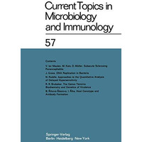 Current Topics in Microbiology and Immunology: Ergebnisse der Mikrobiologie und  [Paperback]