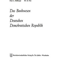 Das Bankwesen der Deutschen Demokratischen Republik [Paperback]