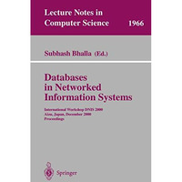 Databases in Networked Information Systems: International Workshop DNIS 2000 Aiz [Paperback]