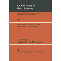 Detection of Subsurface Flow Phenomena [Paperback]