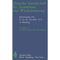 Deutsche Gesellschaft f?r Anaesthesie und Wiederbelebung: Jahrestagung vom 23. b [Paperback]