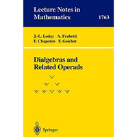 Dialgebras and Related Operads [Paperback]