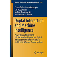 Digital Interaction and Machine Intelligence: Proceedings of MIDI2020  8th Mac [Paperback]