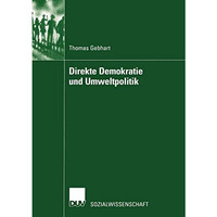 Direkte Demokratie und Umweltpolitik [Paperback]