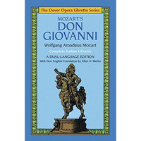 Don Giovanni (dover Opera Libretto Series) (italian And English Edition) [Paperback]