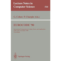 EUROCODE '90: International Symposium on Coding Theory and Applications, Udine,  [Paperback]