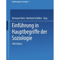 Einf?hrung in Hauptbegriffe der Soziologie [Paperback]