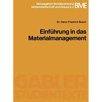 Einf?hrung in das Materialmanagement [Paperback]