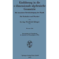 Einf?hrung in die n-dimensionale algebraische Geometrie: Mit besonderer Ber?cksi [Paperback]