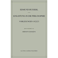 Einleitung in die Philosophie: Vorlesungen 1922/23 [Hardcover]