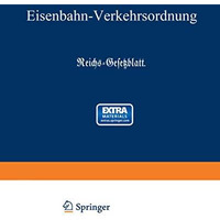 Eisenbahn-Verkehrsordnung [Paperback]