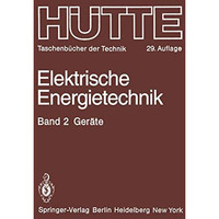 Elektrische Energietechnik: Ger?te [Paperback]